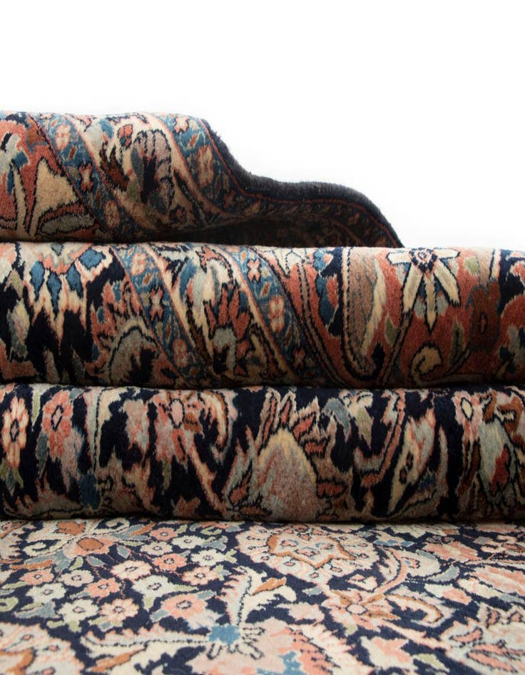 Detail image of 12' 10 x 13' 2  Hand Knotted Bidjar Persian Wool Square Rug