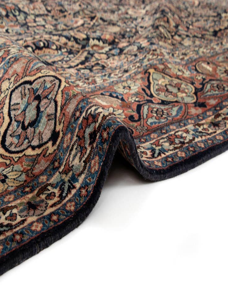 Detail image of 12' 10 x 13' 2  Hand Knotted Bidjar Persian Wool Square Rug