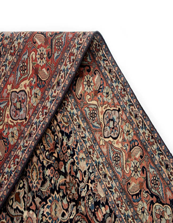 Detail image of 12' 10 x 13' 2  Hand Knotted Bidjar Persian Wool Square Rug