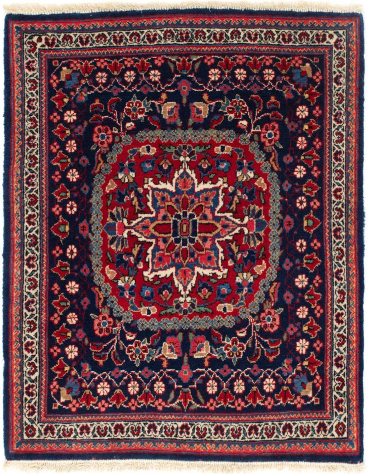 Detail image of 2' x 2' 2 Kashan Square Rug