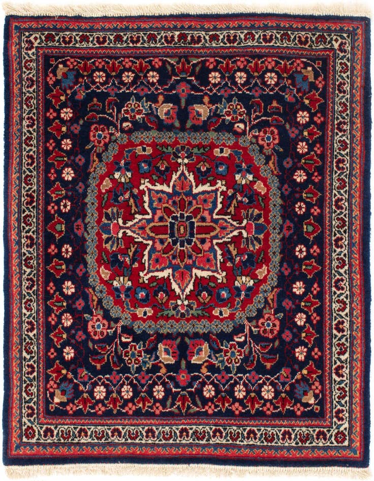 Detail image of 1' 11 x 2' 2 Kashan Square Rug