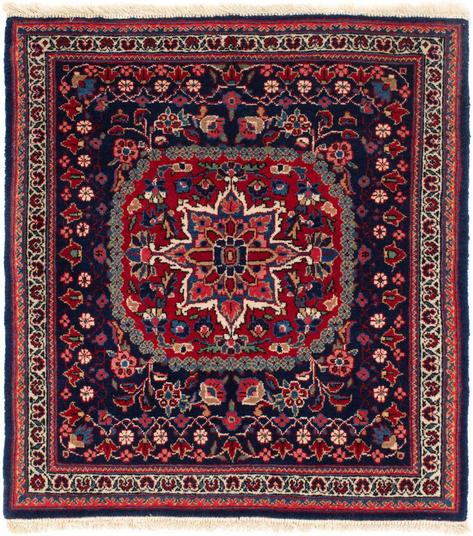 1' 11 x 2' 2 Kashan Square Rug