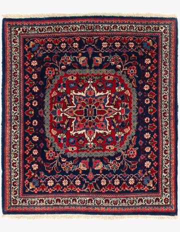 2' x 2' 2 Kashan Square Rug