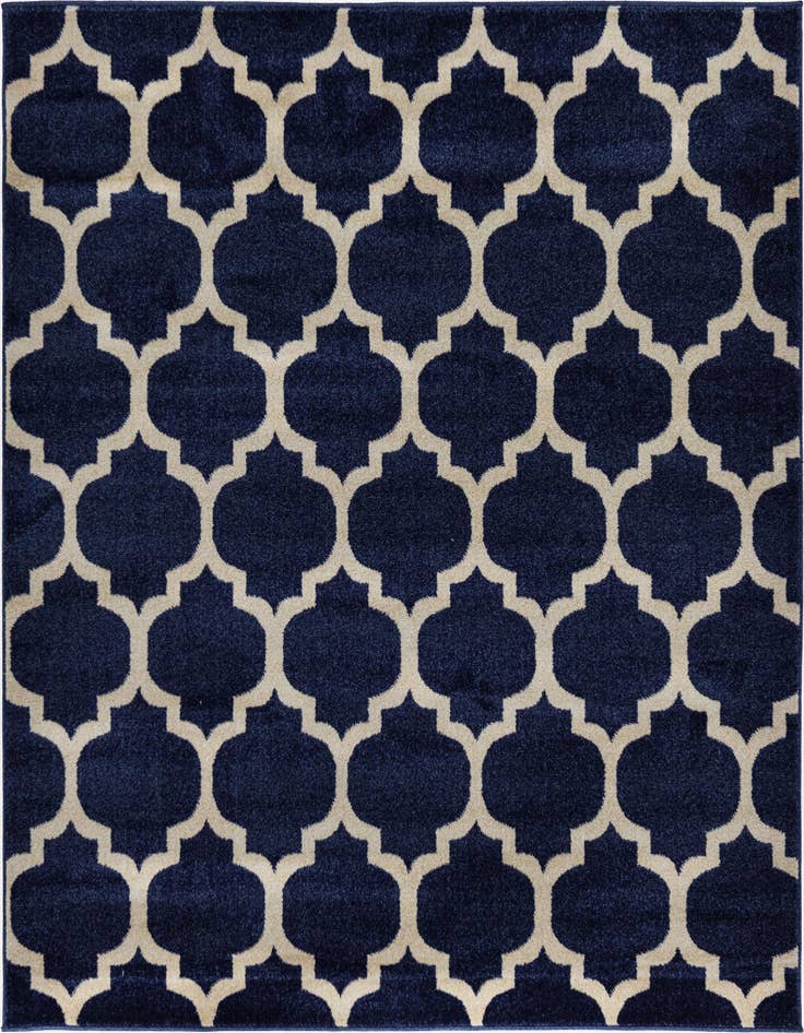 Detail image of 6' x 6' Lattice Square Rug