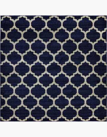 7' 10 x 7' 10 Lattice Square Rug