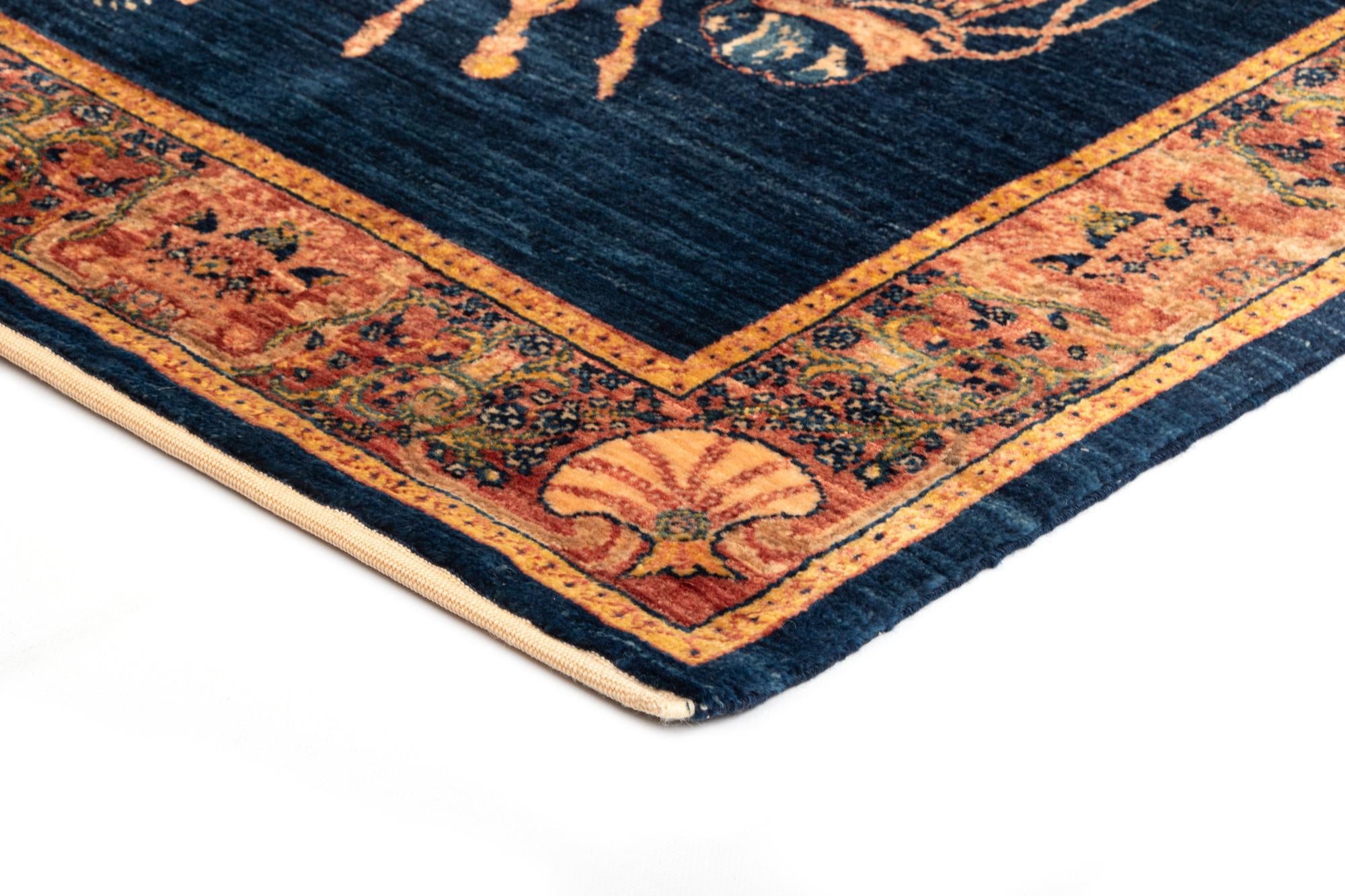 4' 4 x 4' 4 Luribaft Wool Square Rug
