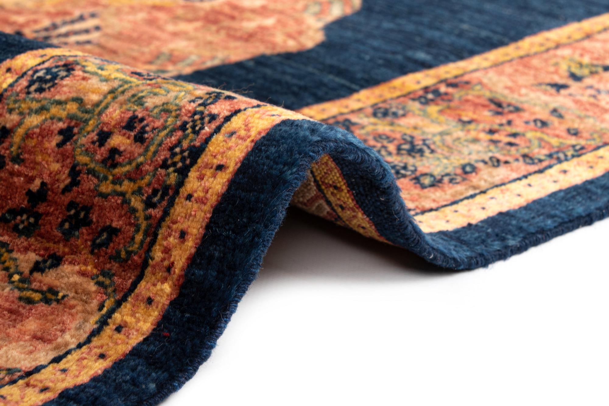 4' 4 x 4' 4 Luribaft Wool Square Rug