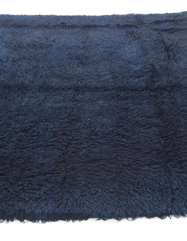 Detail image of 6' 2 x 6' 4  Hand Knotted Moroccan Wool Square Rug