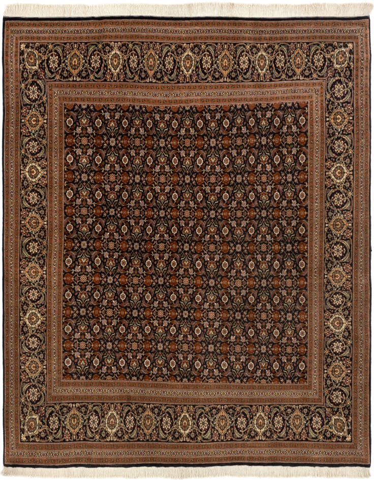 Detail image of 6' 6 x 6' 8 Tabriz Mahi Square Rug