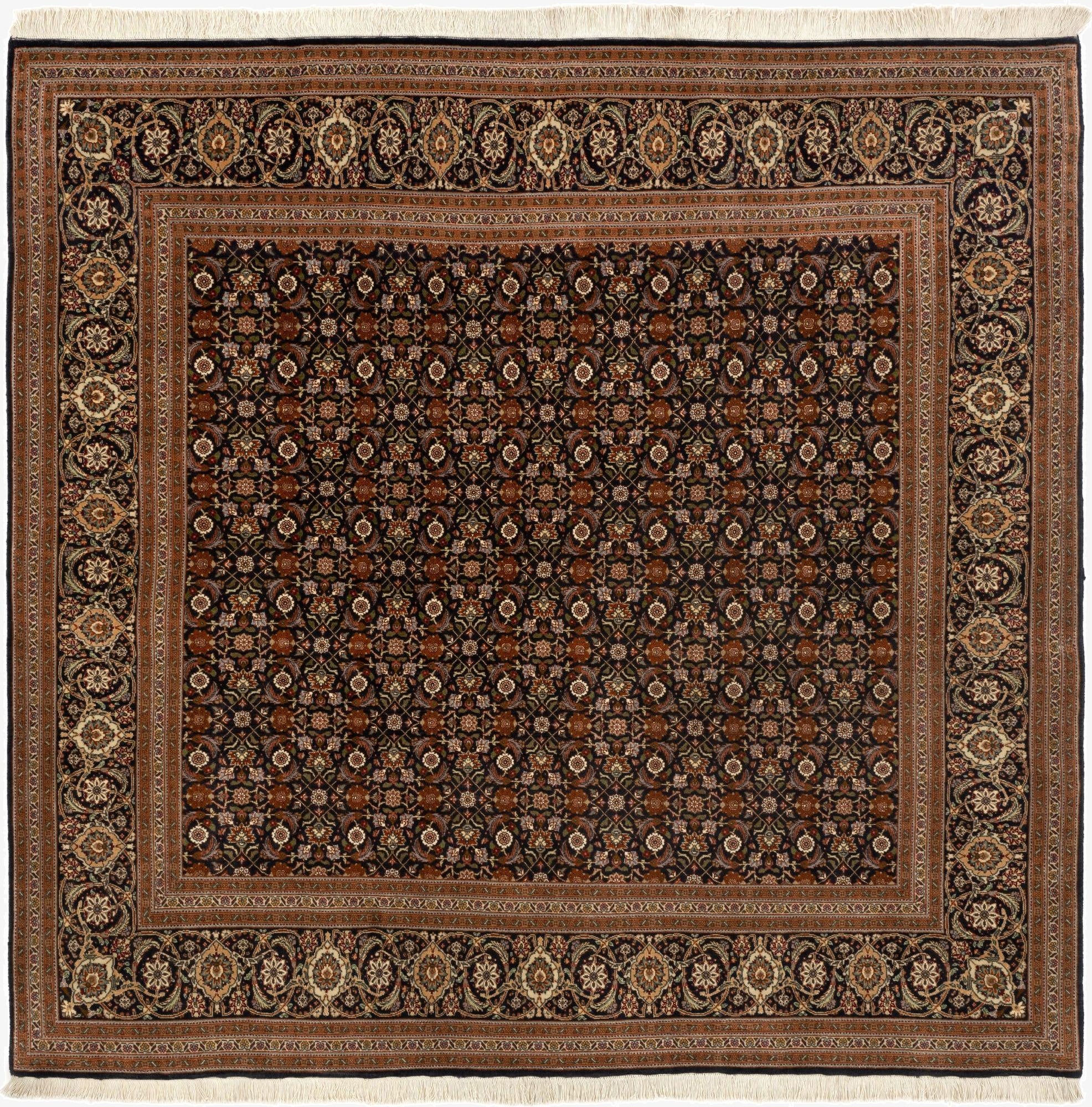 6' 6 x 6' 8 Tabriz Mahi Square Rug