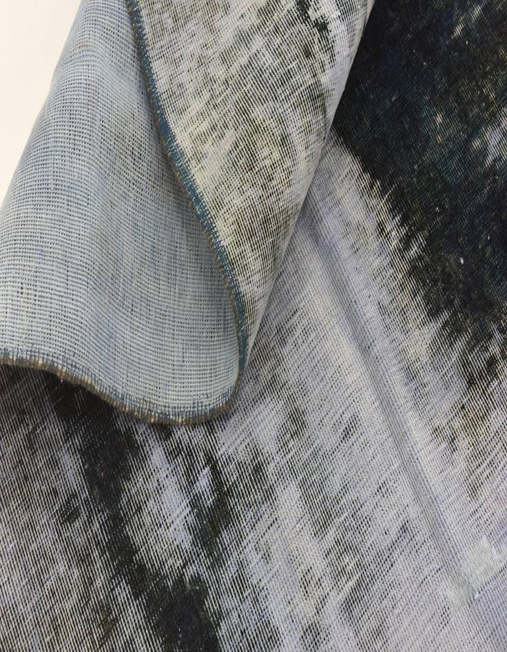 Detail image of 8' 10 x 9'  Hand Knotted Ultra Vintage Persian Wool Square Rug