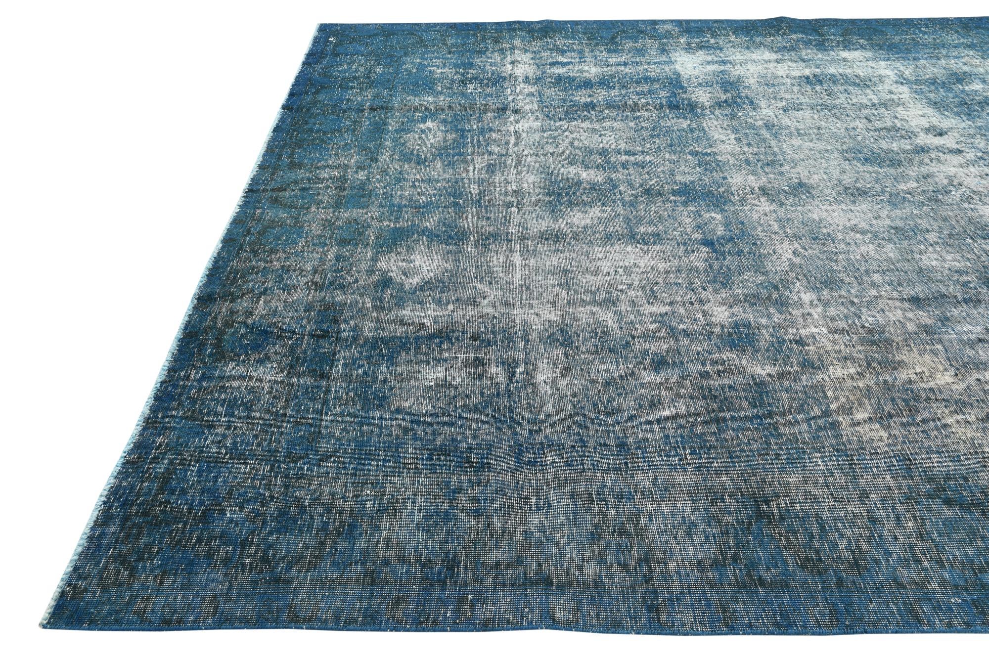 9' 6 x 9' 8 Hand Knotted Ultra Vintage Persian Wool Square Rug