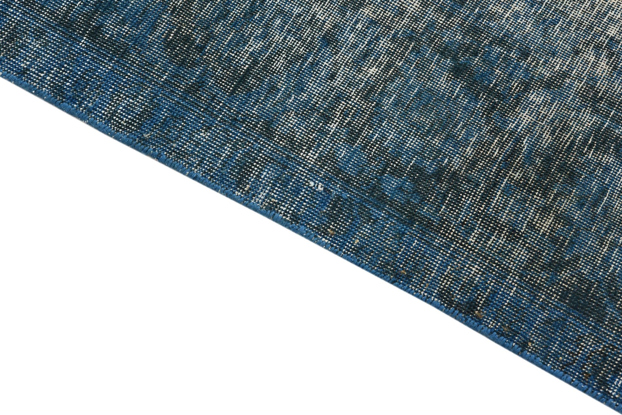 9' 6 x 9' 8 Hand Knotted Ultra Vintage Persian Wool Square Rug