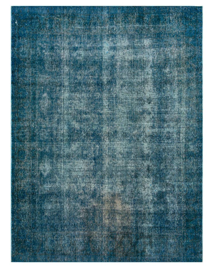 Detail image of 9' 6 x 9' 8 Hand Knotted Ultra Vintage Persian Wool Square Rug