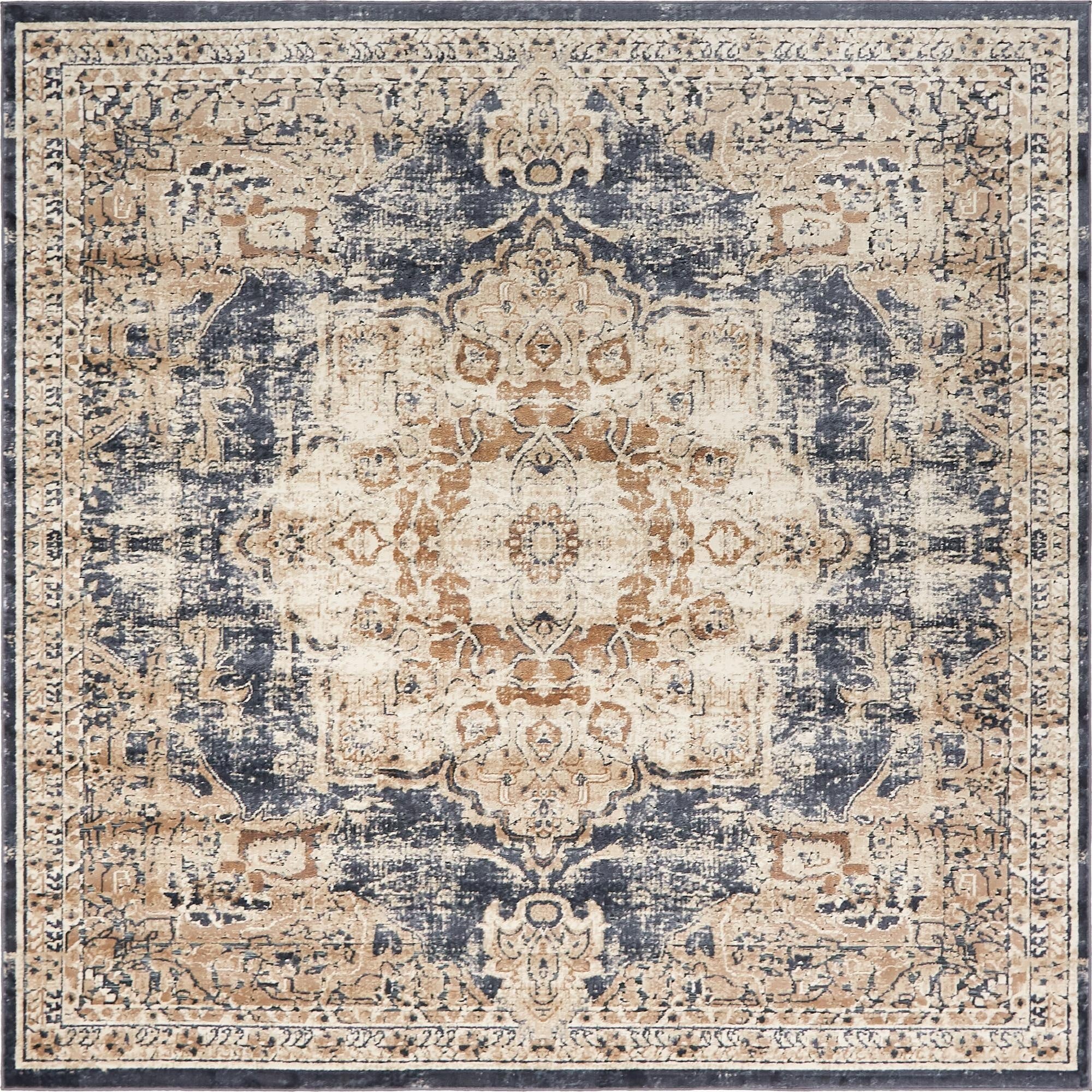 Primary image 7' x 7' Villa Square Rug