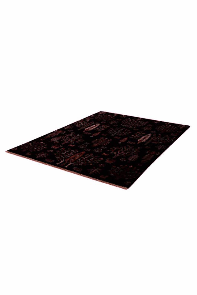 Detail image of 5' 1 x 6' 11 Hand Knotted Ariana Ziegler Rug