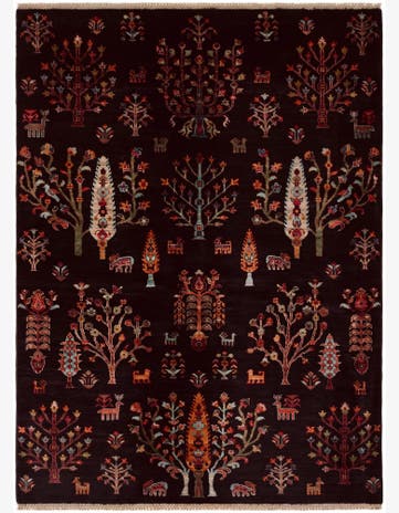 5' 1 x 6' 11 Hand Knotted Ariana Ziegler Rug