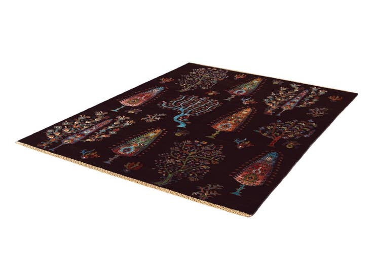 Detail image of 4' 11 x 6' 6 Hand Knotted Ariana Ziegler Rug