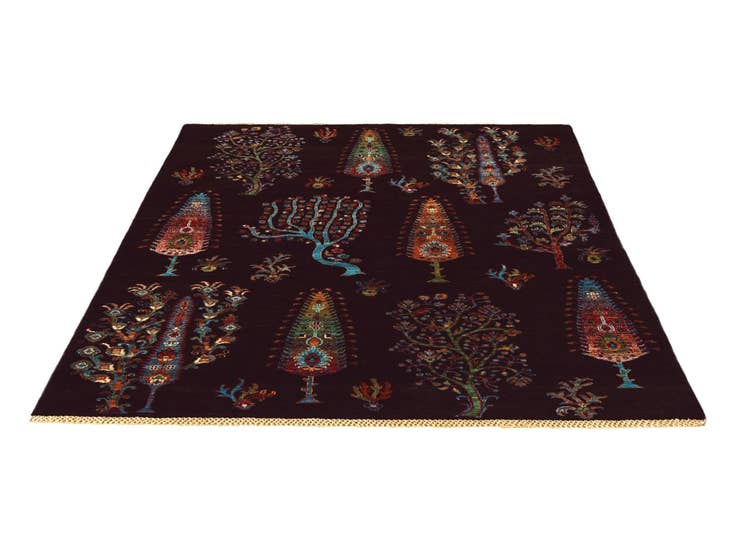 Detail image of 4' 11 x 6' 6 Hand Knotted Ariana Ziegler Rug