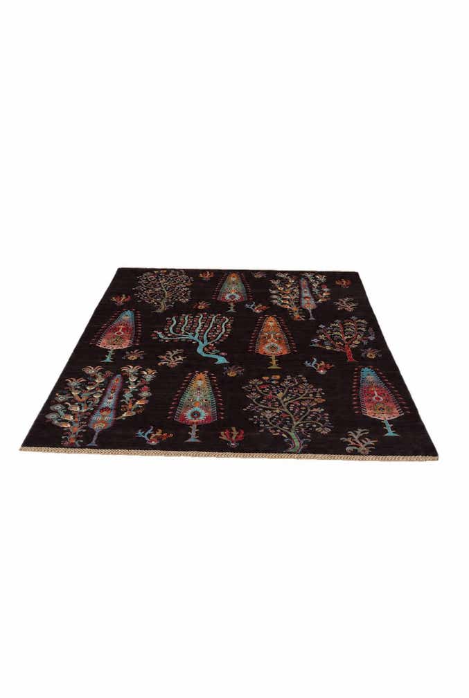 4' 11 x 6' 6 Hand Knotted Ariana Ziegler Rug