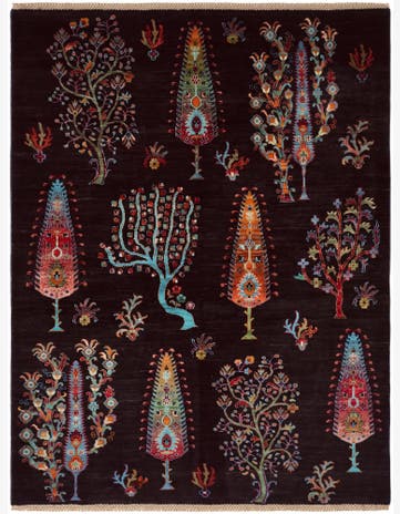 4' 11 x 6' 6 Hand Knotted Ariana Ziegler Rug