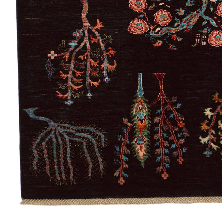 Detail image of 4' 11 x 6' 4 Hand Knotted Ariana Ziegler Rug