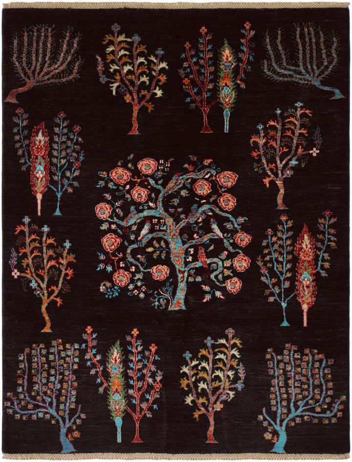 4' 11 x 6' 4 Hand Knotted Ariana Ziegler Rug