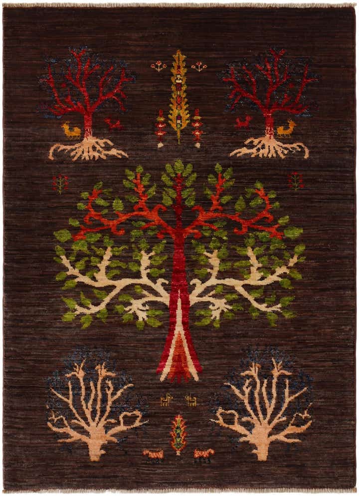 3' 4 x 4' 6 Hand Knotted Ariana Ziegler Rug