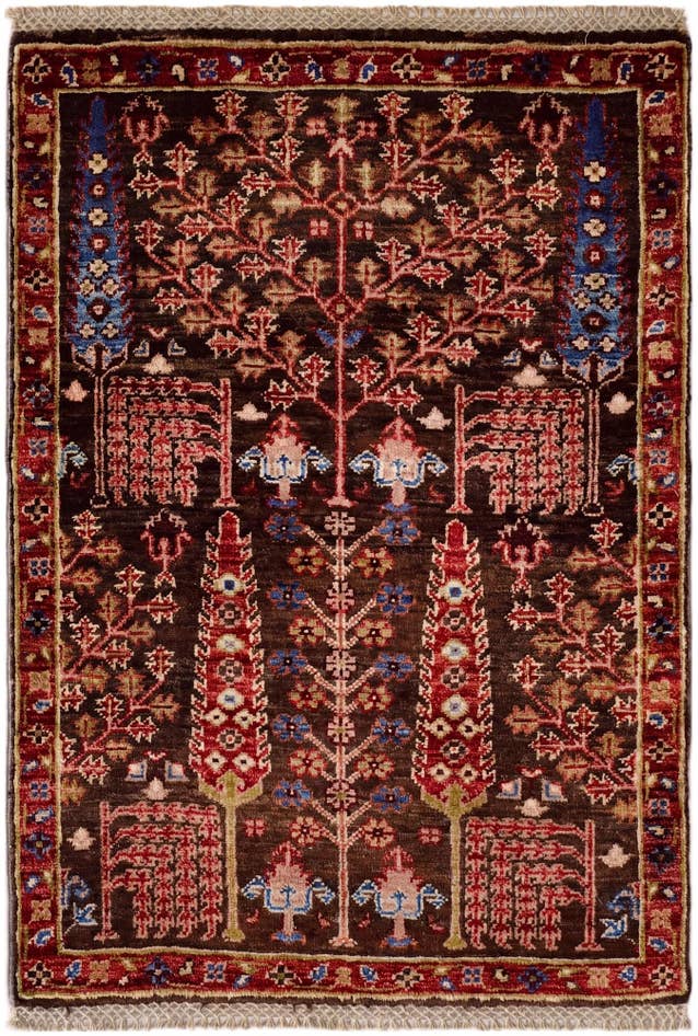 Detail image of 2' x 3' Hand Knotted Ariana Ziegler Rug