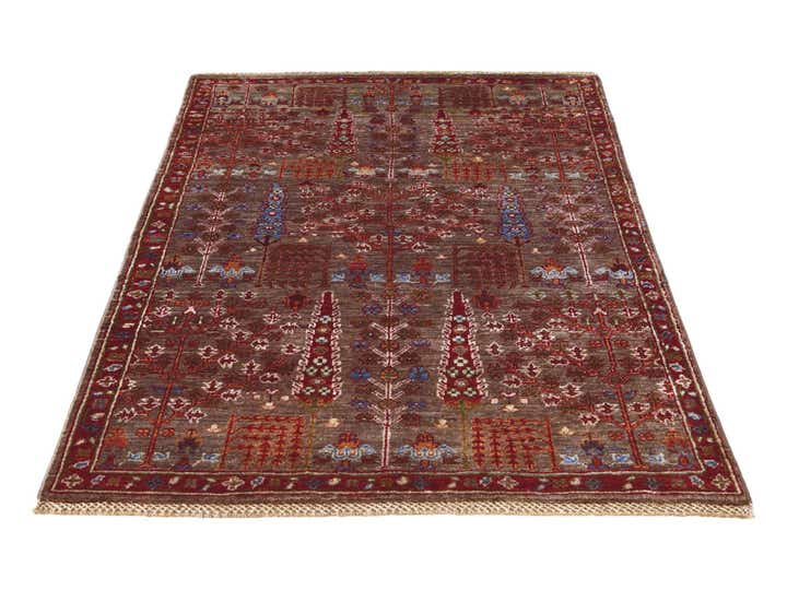 3' 4 x 4' 10 Hand Knotted Ariana Ziegler Rug
