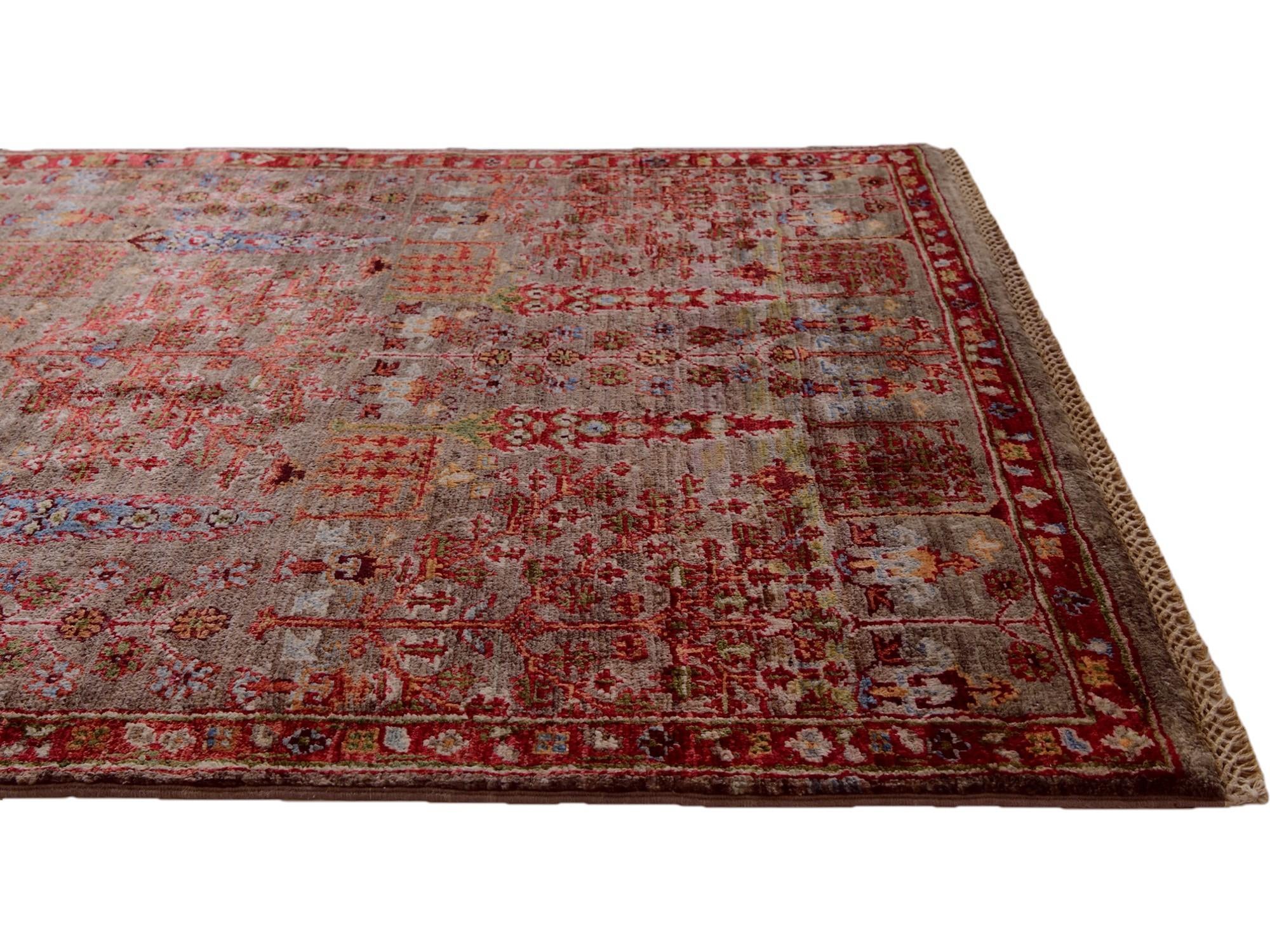 3' 4 x 4' 10 Hand Knotted Ariana Ziegler Rug