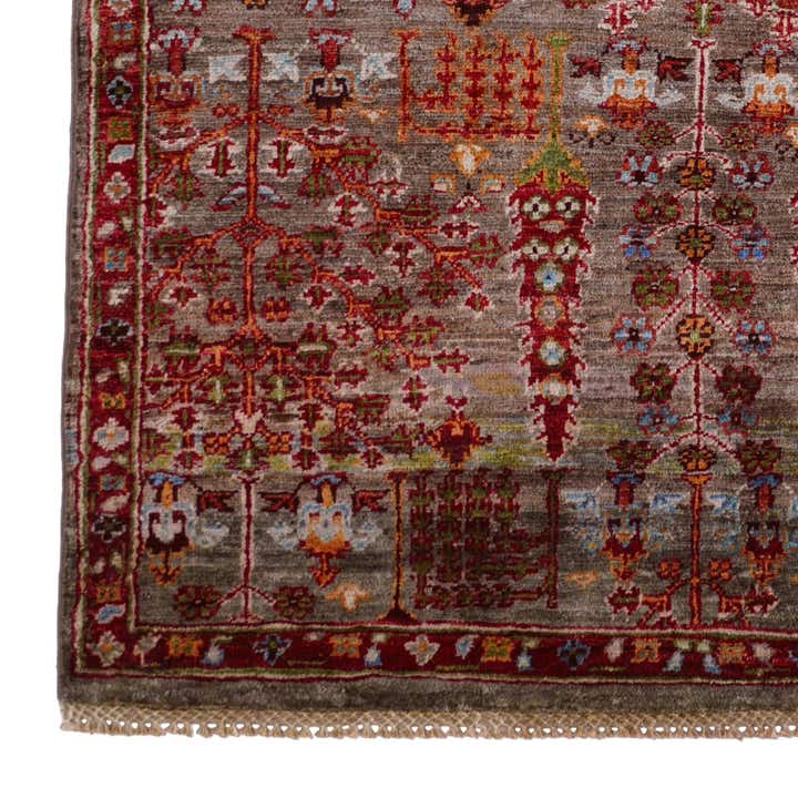 3' 4 x 4' 10 Hand Knotted Ariana Ziegler Rug
