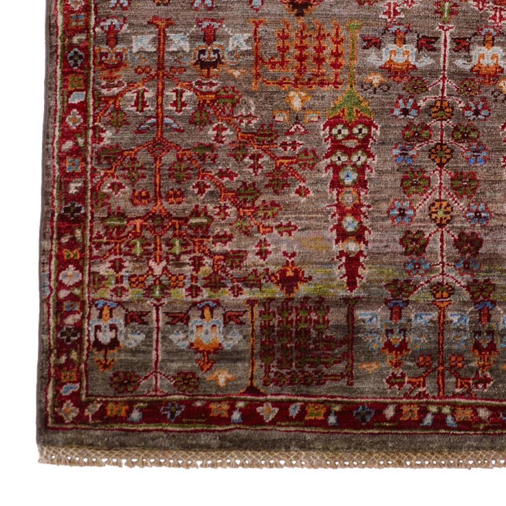 Detail image of 3' 4 x 4' 10 Hand Knotted Ariana Ziegler Rug