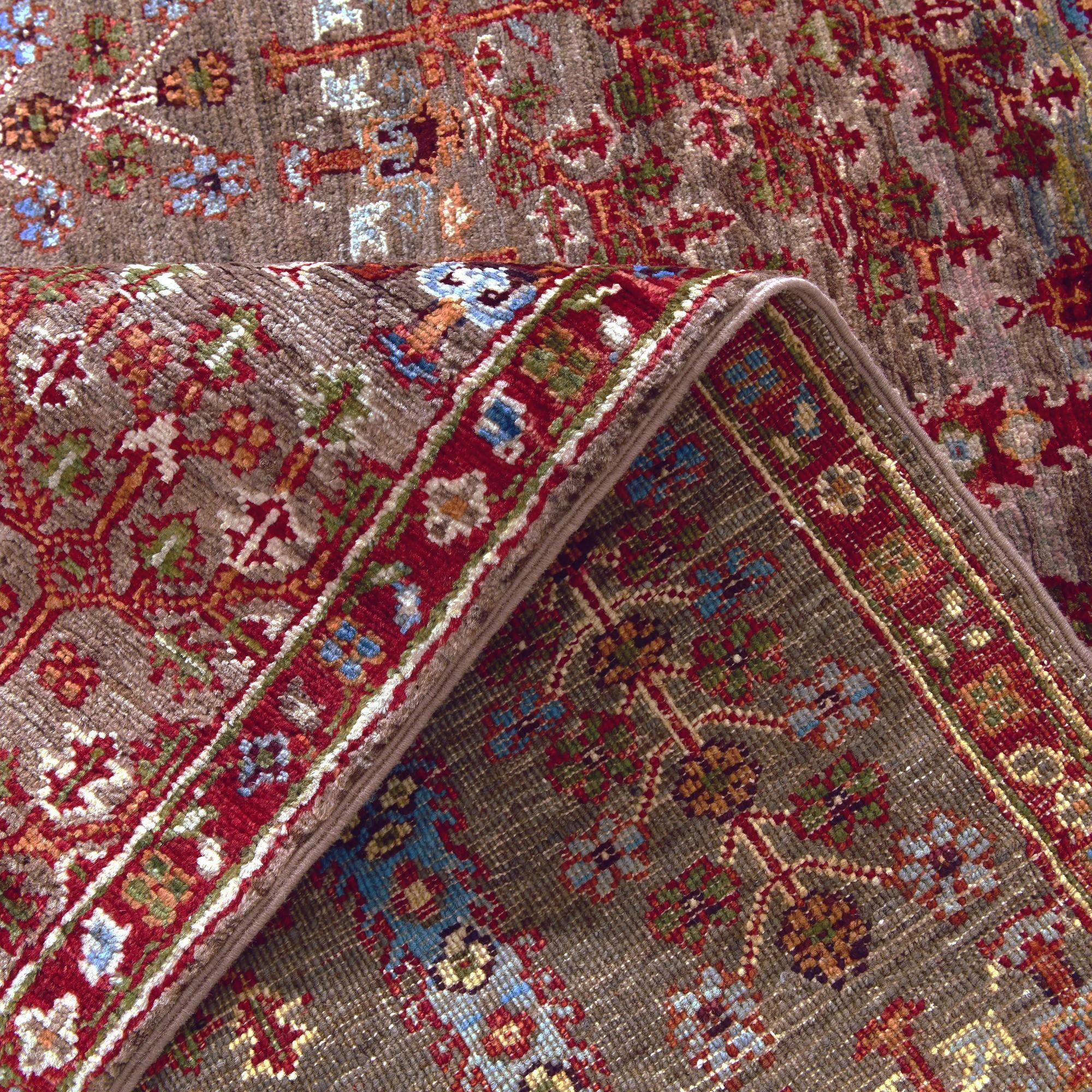 3' 4 x 4' 10 Hand Knotted Ariana Ziegler Rug