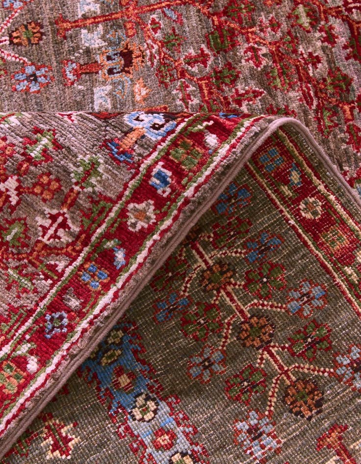 Detail image of 3' 4 x 4' 10 Hand Knotted Ariana Ziegler Rug