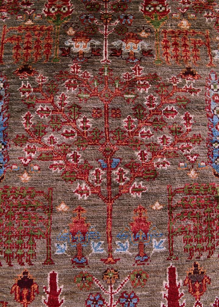 3' 4 x 4' 10 Hand Knotted Ariana Ziegler Rug