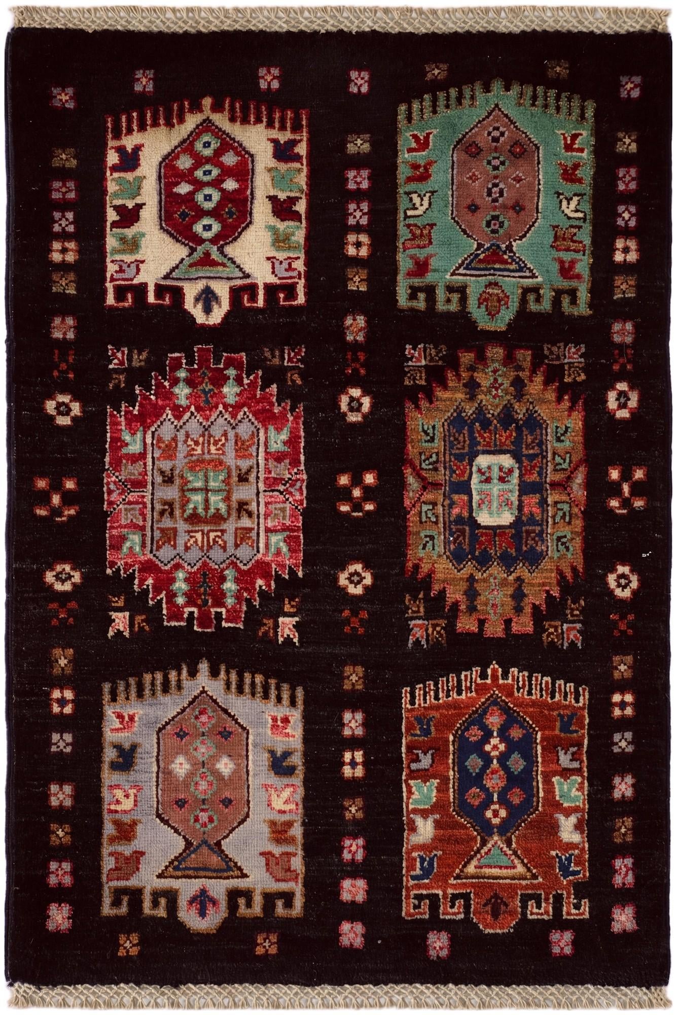 2' x 3' Hand Knotted Ariana Ziegler Rug