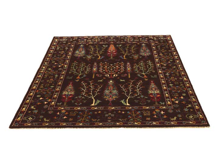 5' x 6' 7 Hand Knotted Ariana Ziegler Rug