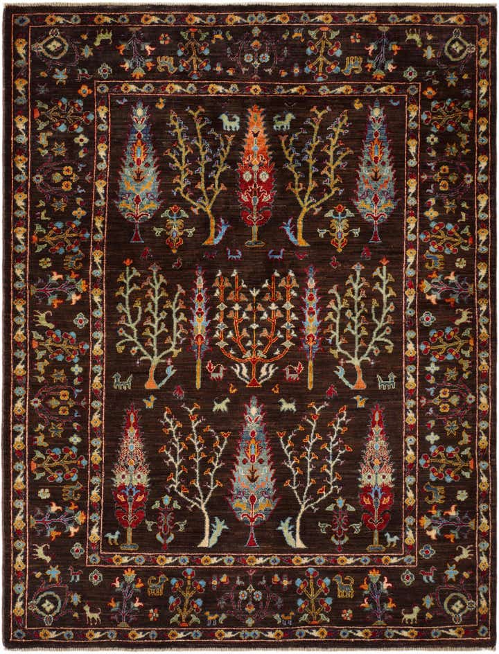 5' x 6' 7 Hand Knotted Ariana Ziegler Rug