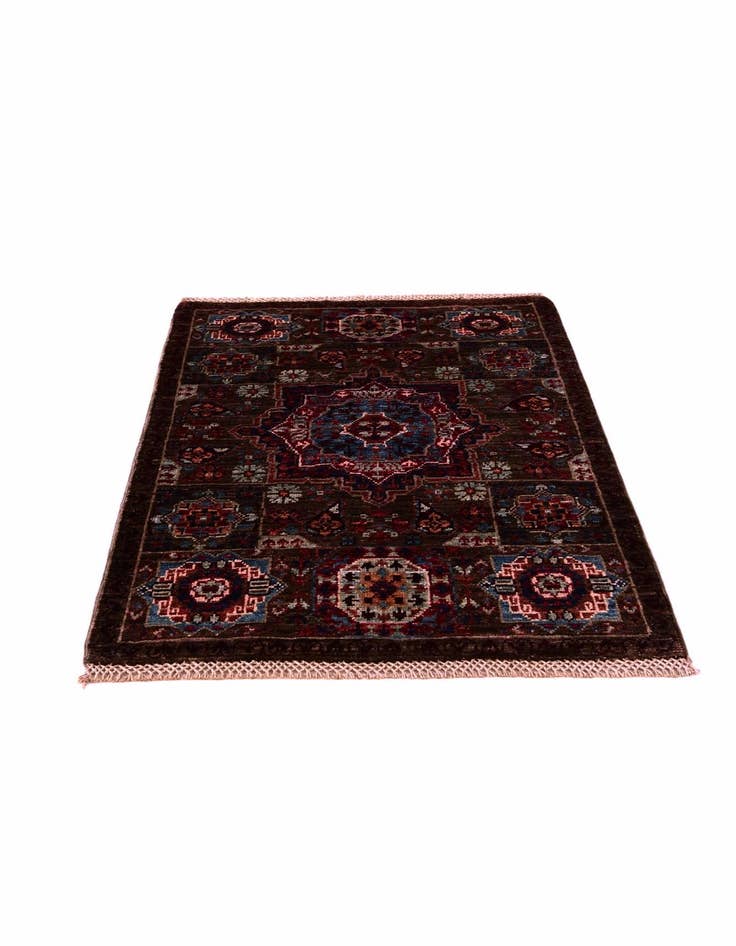 Detail image of 2' 1 x 3' Hand Knotted Mamluk Ziegler Rug