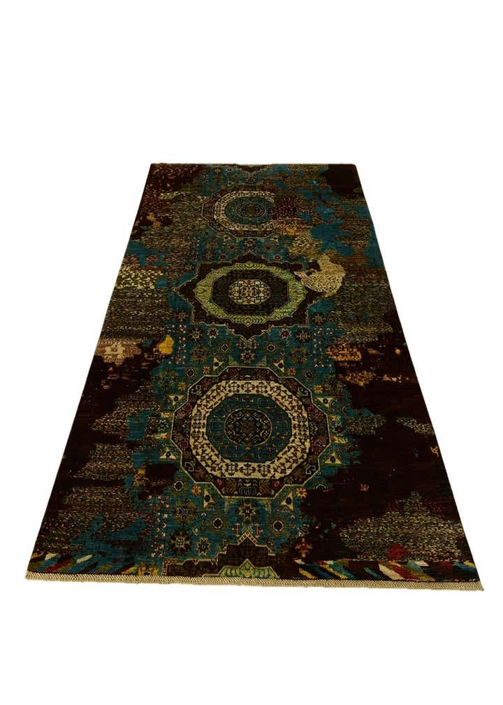 6' 8 x 9' 9 Hand Knotted Mamluk Ziegler Rug
