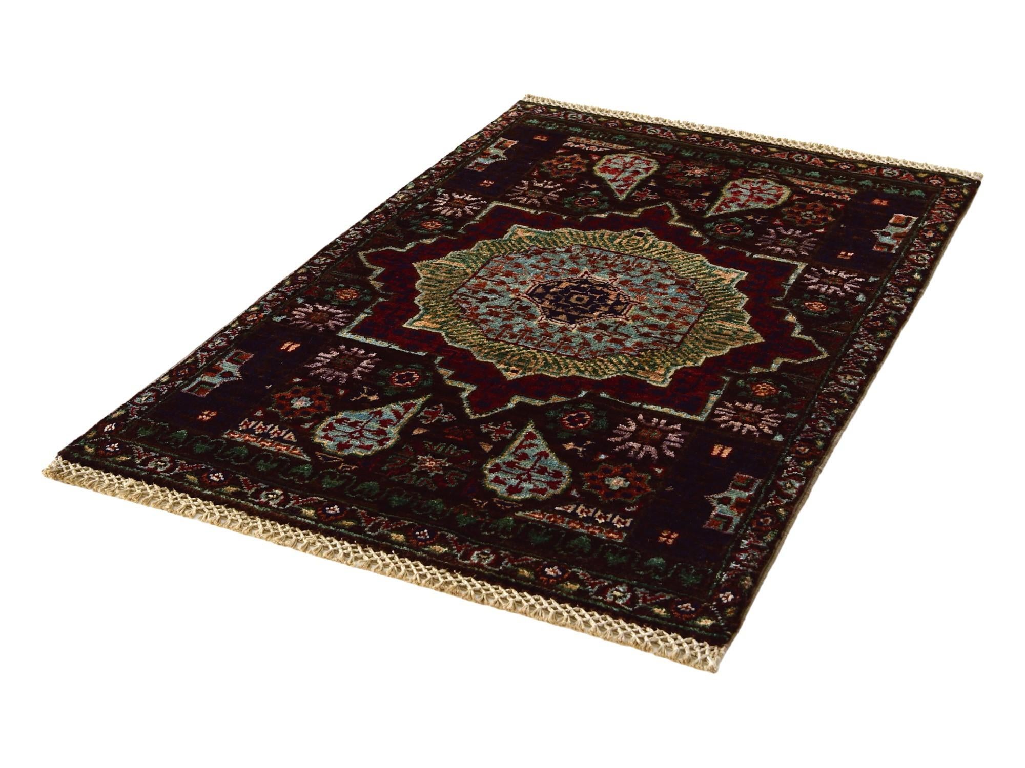 2' x 3' 1 Hand Knotted Mamluk Ziegler Rug