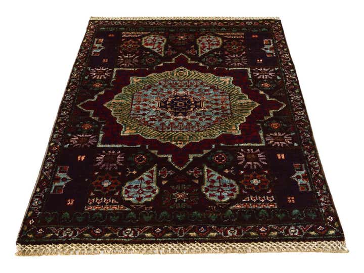 2' x 3' 1 Hand Knotted Mamluk Ziegler Rug