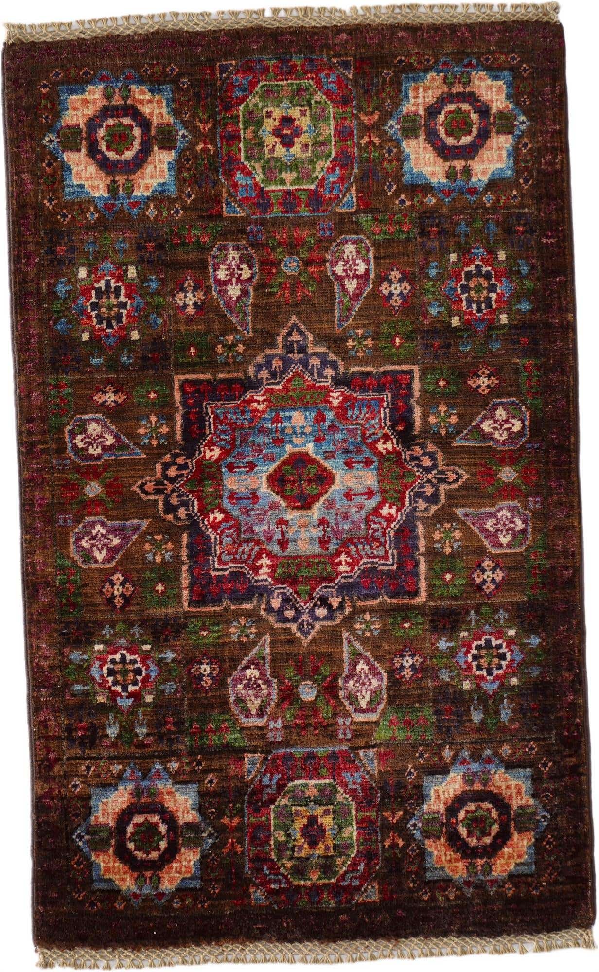 2' x 3' 3 Hand Knotted Mamluk Ziegler Rug