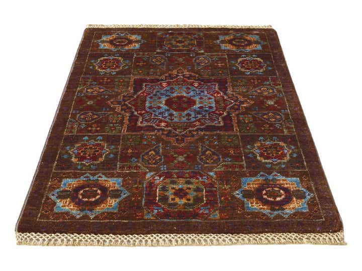 2' x 3' Hand Knotted Mamluk Ziegler Rug