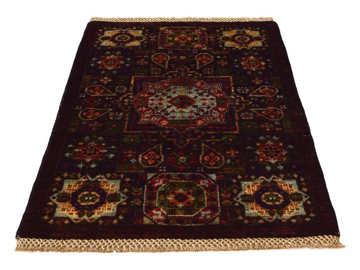 Detail image of 2' x 3' 1 Hand Knotted Mamluk Ziegler Rug