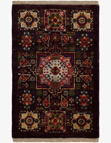 2' x 3' 1 Hand Knotted Mamluk Ziegler Rug