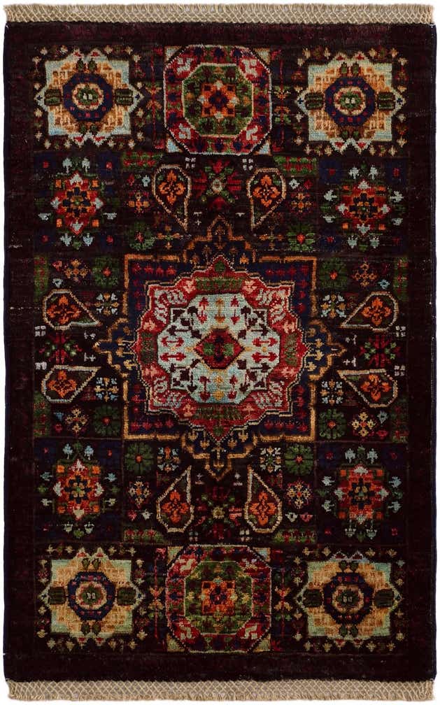 2' x 3' 1 Hand Knotted Mamluk Ziegler Rug