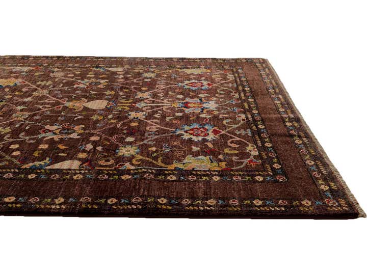 4' 11 x 6' 5 Hand Knotted Modern Ziegler Rug