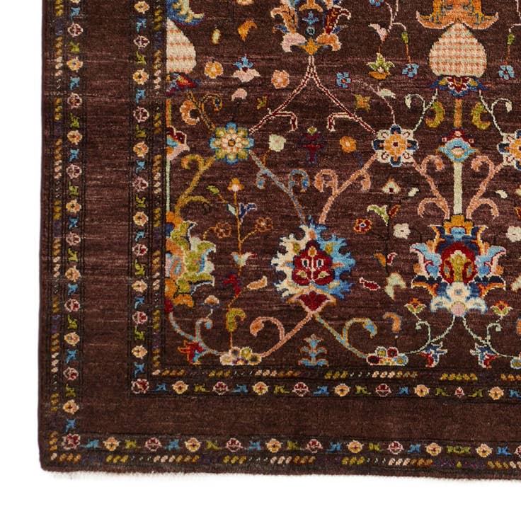 Detail image of 4' 11 x 6' 5 Hand Knotted Modern Ziegler Rug